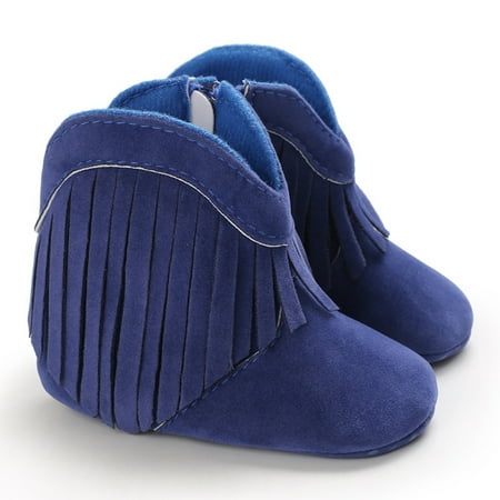 

Baby shoes baby tassel warm boots winter warm cotton shoes