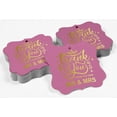 thumbnail image 4 of Inkdotpot Pack Of 50 Real Gold Foil Bracket Shape Paper Tags Thank You From The New Wedding Favor Hang Tags, 4 of 7