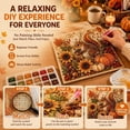 thumbnail image 6 of Autumn Pearl Painting Kit, Fall Diamond Art Pumpkins Bead Crafts Home Decor | For Adults DIY 3D Sparkling Sunflowers Animals Artwork with Frame Seasonal Wall Art Beginner DIY Party Gift(Birdhouse), 6 of 8