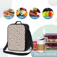 thumbnail image 4 of Gaeub Cute Rabbit print Lunch Box Large capacity Lunch Bag Leakproof Cooler Tote Bag Organizer with Adjustable Shoulder Strap, 4 of 7