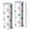 Pioneer Flower Floral, variant on Pioneer Flower Floral Print Pattern 20oz Skinny Tumbler with Straw & Lid, Double Wall Vacuum Insulated Cup, Leak-Proof, Cup Holder Friendly, Hot 6H Cold 12H