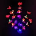 thumbnail image 4 of Bewildely Luz alimentada por energía Solar, flores de simulación, estaca, jardín al aire libre, Patio, camino de césped, lámpara de paisaje, Iluminación navideña Luz de colores Bewildely HA067047-02, 4 of 6