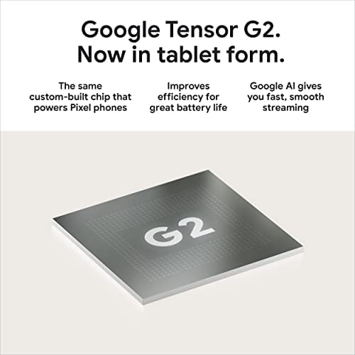 Google Pixel Tablet - Tablet - Android - 256 GB UFS card - 10.95" (2560 x 1600) - porcelain - with Charging Speaker Dock