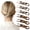 Color E-6PC, variant on HBlife 6 Pack Small Prestige French Hair Pins, Ergonomic Design Hair Pins for Thin Thick Hair