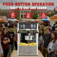 thumbnail image 2 of Commercial Popcorn Machine 30 Oz Kettle 1600W Theater Style Popper with Warming Drawer Three Switch Control for Home Parties Events, 2 of 6