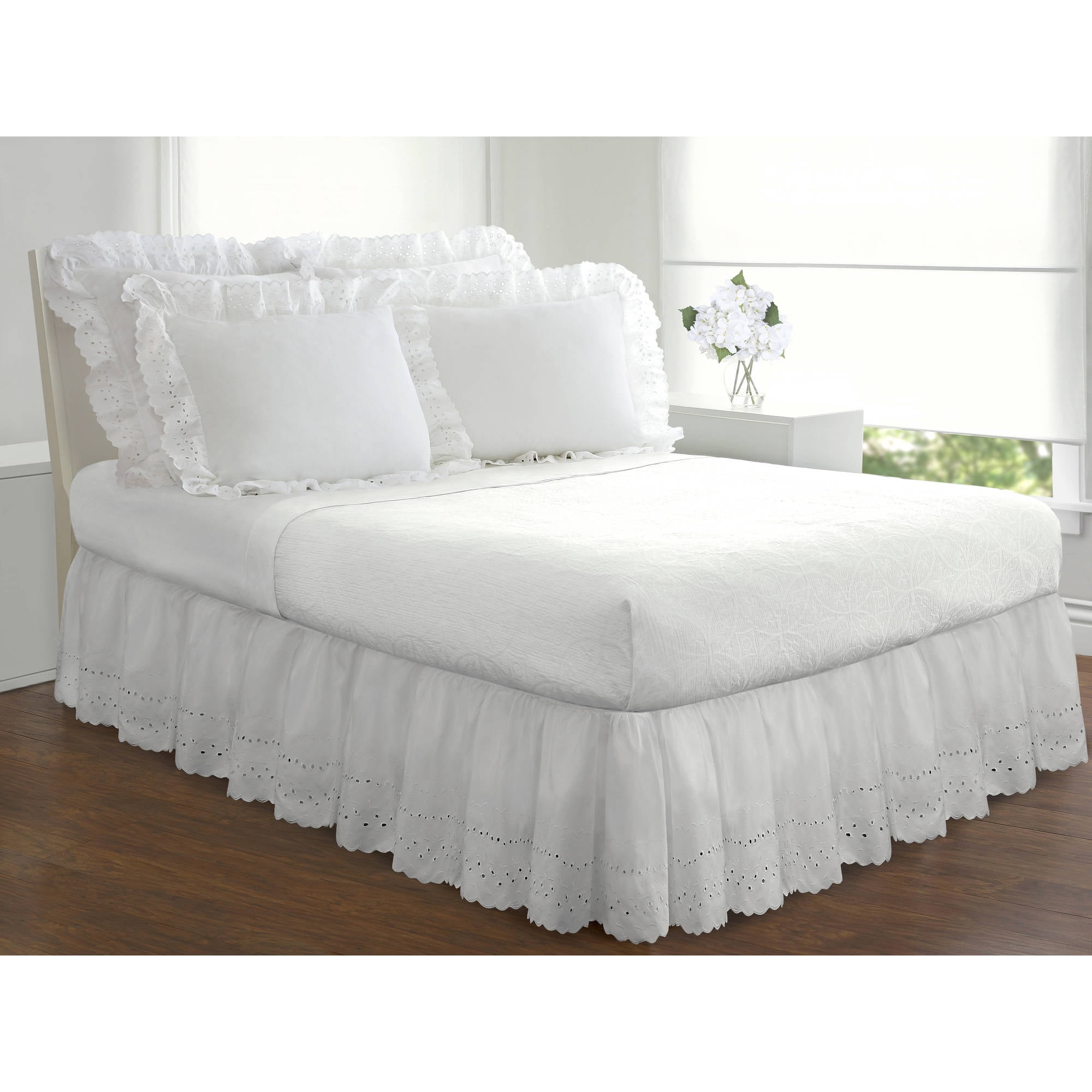 Fresh Ideas Ruffles Eyelet Collection Bed Skirts And Shams Sold Fresh Ideas Ruffles Eyelet Collection Bed Skirts And Shams Sold Separately