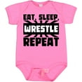 thumbnail image 3 of Inktastic Eat, Sleep, Wrestle, Repeat Boys or Girls Baby Bodysuit, 3 of 5