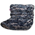 thumbnail image 2 of Posh Creations Structured Comfy Bean Bag Chair, Laguna Lounger, Nylon - Camo Digital, 2 of 5