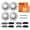 StyleMAX+, variant on MAX Advanced Brakes - Brake Kit For 2017-2023 Honda CR-V (Excl. Hybrid Engine Model) | Carbon Ceramic Brake and Rotor Kit Front and Rear | Daily Driving OE Replacement Brake Rotors