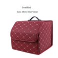 thumbnail image 1 of Car Trunk Organizer Box Large Capacity Auto Multiuse Tools Storage Bag Stowing Tidying Leather Folding For Emergency Storage Box, 1 of 5