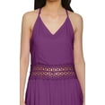 thumbnail image 2 of Moomaya WoMen's Solid Adjustable Spaghetti Strap Casual Dress With Side Slit, 2 of 6