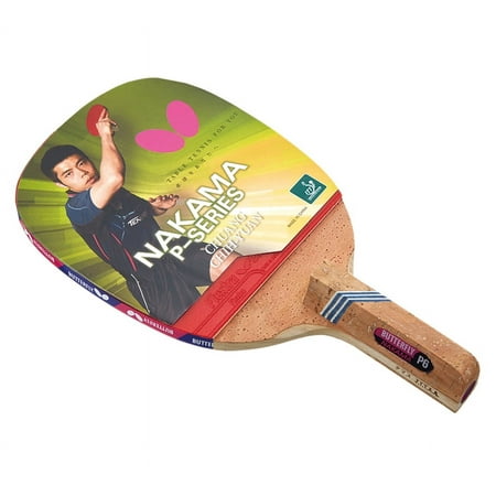 UPC: 4906901183117 | Butterfly Nakama P6 Penhold Table Tennis Racket-All Wood Blade-Flextra 1.7 Rubbers
