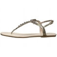 thumbnail image 2 of Touch Ups Womens Paula Flat Sandal 8 Gold, 2 of 6