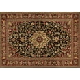 thumbnail image 1 of Ahgly Company Indoor Rectangle Medallion Brown Traditional Area Rugs, 7' x 10', 1 of 4