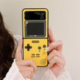 thumbnail image 4 of Funda Game Boy compatible con Samsung Galaxy Z Flip 4, carcasa rígida de PC con teclado 3D de lujo, 4 of 5