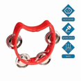 thumbnail image 2 of 20Pcs Plastic Tambourine Musical Instruments, Mini Handheld Tambourines,Percussion Rhythm Party Mus, 2 of 5