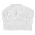 thumbnail image 2 of Gorro de Cocinero Pequeño de Algodón de 5,9 x 5,9 Pulgadas, Accesorio de Fotografía para Disfraz de Chef para Bebé, Respetuoso Con la Piel, Suave para Sesiones, 2 of 7