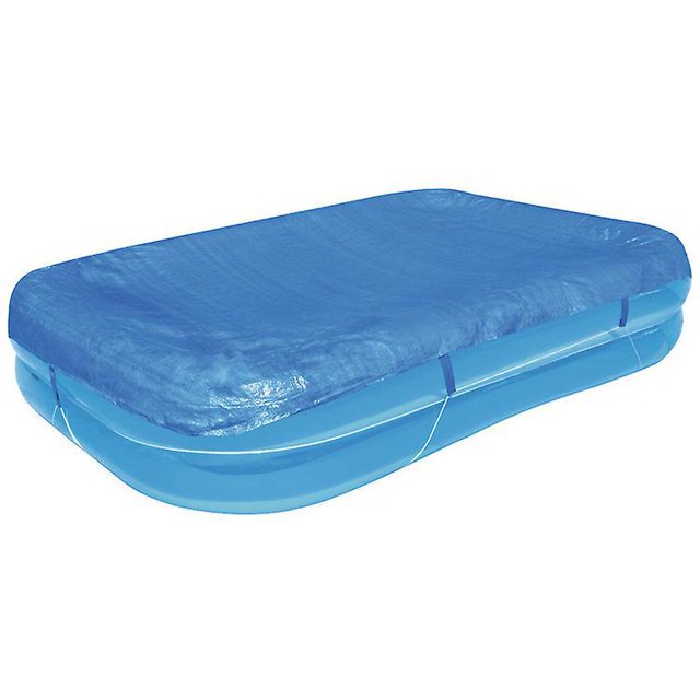 La cubierta inflable para piscina se adapta a piscinas de menos de 460*230*25mm, juego fácil de 20s, cubierta rectangular para piscina para niños con cordón elástico y ajustable integrado