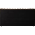 thumbnail image 2 of Pemberly Row Contemporary Deep Channel Tufted Rich Brown Velvet Queen Bed, 2 of 10