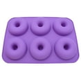 thumbnail image 5 of Kiplyki 6-Cavity Silicone Donut Baking Pan Non-Stick Mold Dishwasher Decoration Tools, 5 of 9