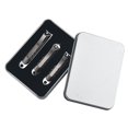 thumbnail image 5 of Juego de tres piezas de cortaúñas de fundición a presión con caja de hierro Cortaúñas para el hogar Cortaúñas individual Fácil de usar, 5 of 5