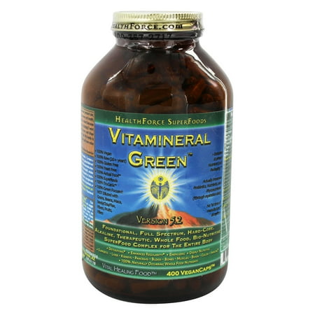HealthForce Nutritionals - Vitamineral Green Version 5.2 - 400 Vegetarian (Vitamineral Green Best Price)