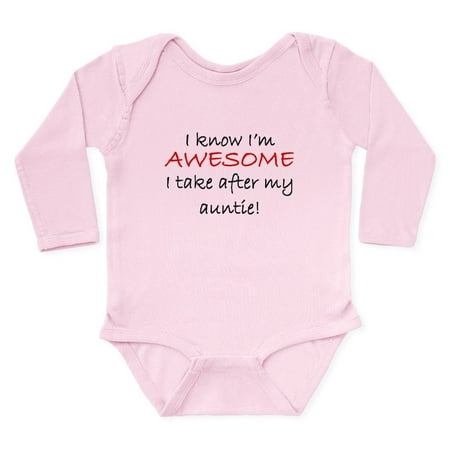 

CafePress - Im Awesome I Take After My Auntie Body Suit - Long Sleeve Infant Bodysuit