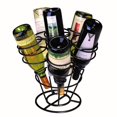 thumbnail image 1 of Oenophilia Bottle Bouquet Wine Rack, Black, Tabletop Metal Wine Rack, Countertop Wine Storage Holder - 6 Bottle, 1 of 4
