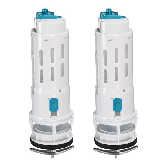 2Pcs 2 Inch Toilet Flush Valves, Dual Flush Valve Replacement Kit, Repair Assembly Fit for One Piece Toilet Top Push Button Valve(9" Height)