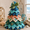 Sea Turtle-home decor A5, variant on Ocean Friends DIY Patchwork Christmas Tree Kit Sea Turtle Dolphin Whale, Coastal Holiday Craft with Layered Fabric,Christmas Decorations