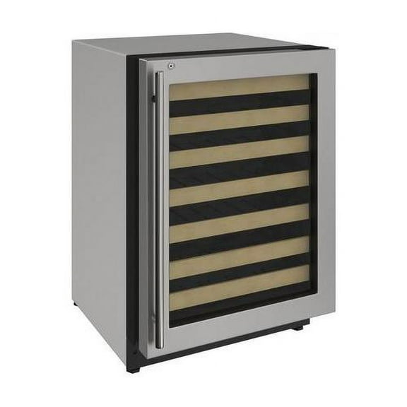 U-Line U-2224Wc13a 24" Wide 43 Bottle Capacity Undercounter Right Handed Glass Door Wine