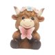 thumbnail image 2 of Estatua de vaca de las Tierras Altas de primavera, adorno de resina, elegante decoración para el hogar, linda figura de vaca Estilo D, 2 of 9