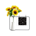 thumbnail image 1 of White Music Bar And Notes Black Artificial Sunflower Vases Bottle Blessing Card, 1 of 3