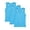 Blue, variant on Girls Racerback Tank Tops, 3 Pack Sleeveless Camisoles, Soft Stretchy Dance Shirts, Blue, 90