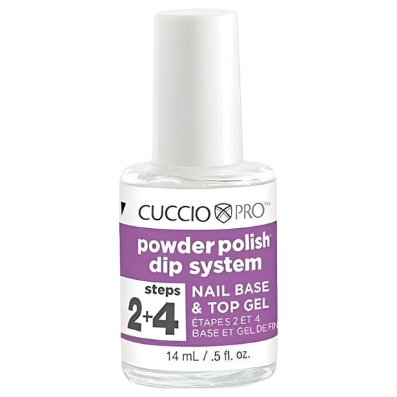 Pro Powder Polish Dip System Nail Base and Top Gel - Step 2 and 4