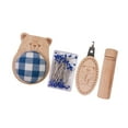 thumbnail image 4 of GUOOL Cute Pin Cushion with Pins Lightweight Household Embroidery DIY Sewing Craft Bear Shaped, 4 of 9