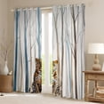 thumbnail image 2 of Erosebridal Rideaux et Draperies Imprimé Léopard (38x54), Rideaux Occultants 30 %-50 % Guépard Sauvage pour Chambre, Luxe, 2 of 5