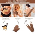thumbnail image 6 of Self-Tanning Mitt Set with Waterproof Lining Double-Sided Self Tanner Glove Applicator Face Body Back Applicator Brush, 6 of 8