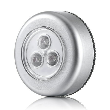 

20PCS 3 LED Battery Powered Wireless Night Light Stick Tap Touch Push Security Closet Cabinet Kitchen Wall Lamp