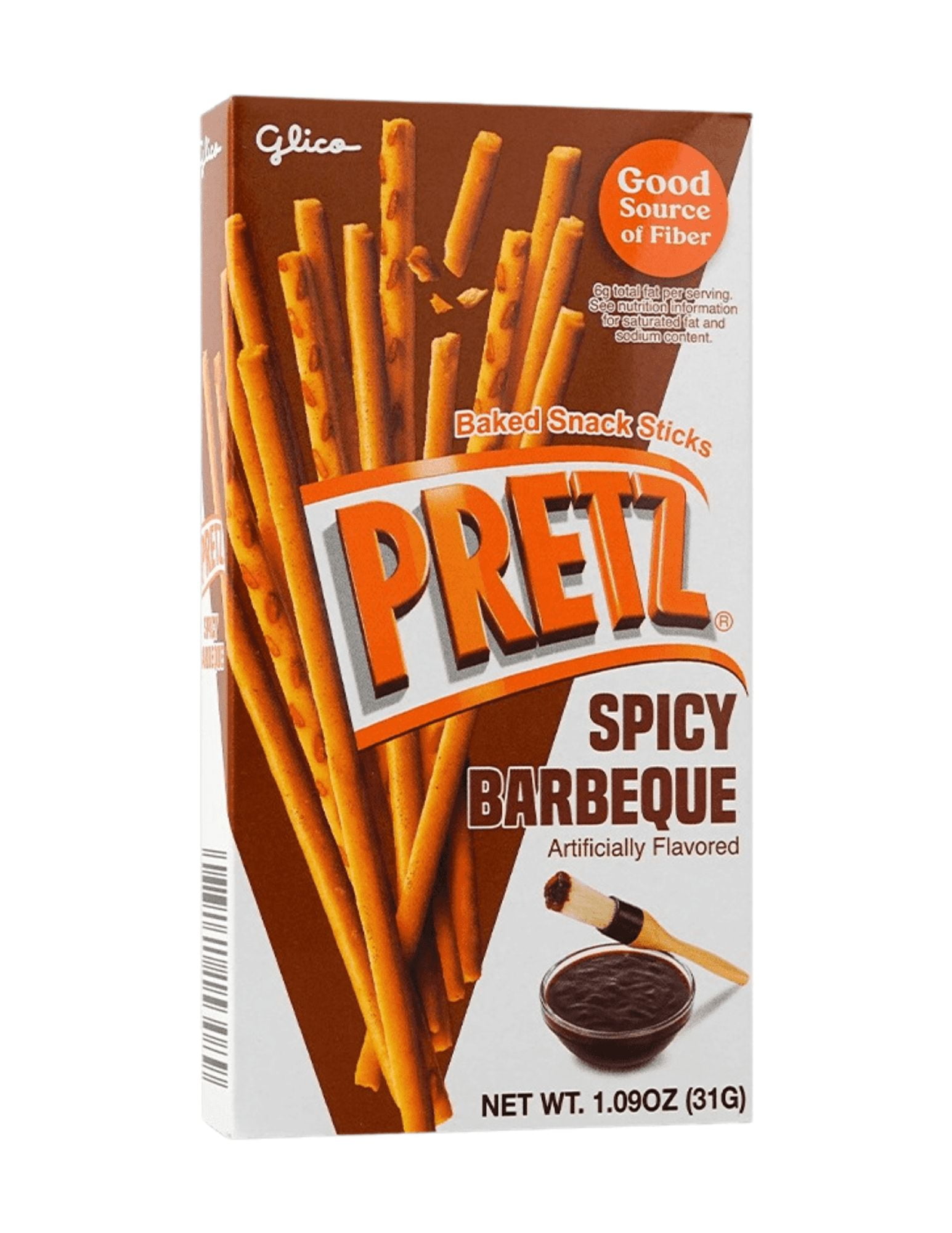 Glico Pretz Baked Biscuit Sticks Spicy Barbeque Flavored 1.09oz