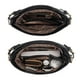 thumbnail image 4 of Bolso de mano Montana West Hobo de piel vegana ajustable negro, 4 of 5