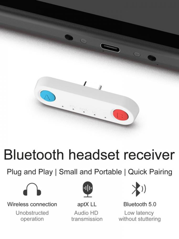 Van streek Raak verstrikt slinger Sonbest Bluetooth Transmitter For Nintendo Switch Bluetooth 5.0 Wireless  Audio Adapter APTX LL Receiver For NS Switch Lite PS4 - Walmart.com