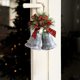 thumbnail image 5 of pstuiky Campanas dobles retro para decoración navideña, colgantes para árbol de Navidad, adorno para el hogar, 5 of 6
