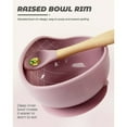thumbnail image 5 of Baby Bowls with Suction | Stay Put Silicone Food Bowl for Babies Kids Toddlers Infants | Food Grade Soft Safe BPA-Free Silicone, 5 of 7