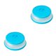 thumbnail image 1 of Tapa plegable a prueba de microondas Yuarrent para alimentos frutas verduras plástico Azul 2Conjunto, 1 of 6