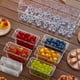 thumbnail image 5 of Contenedores para Organizar, Caja para Almacenar Frutas, Compartimento de Plástico Apto para Picnic, Caja Transparente para Conservar Alimentos Frescos con Compartimento para Hielo Integrado, Contene, 5 of 7
