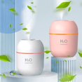 thumbnail image 7 of Usb Rechargeable Humidifier, Portable Mini Desk Humidifier, Quiet Large Spray Bedroom Office Hydration Device, Colorful Gradient Night Light, Compact 220ml Water Tank, 7 of 7