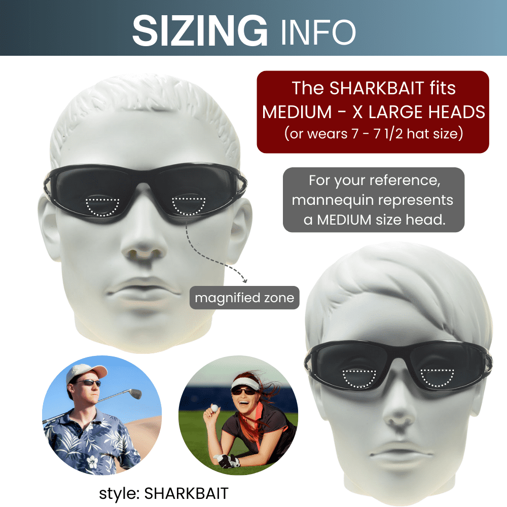 proSPORT Fishing Polarized BIFOCAL Sunglass Readers Wrap Men Women Gray 2 Pairs