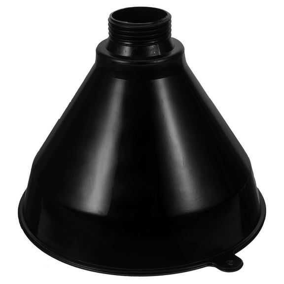 OUNONA Durable Multifunctional Funnel Black for Precise and Effortless Pouring