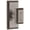 Antique Pewter, variant on Grandeur 885866 Carre Solid Brass Passage Door Knob Set - Grey